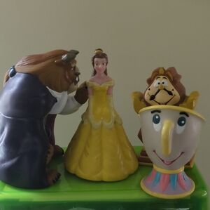 Disney Yellow and Brown Beauty and the Beast Doll Set